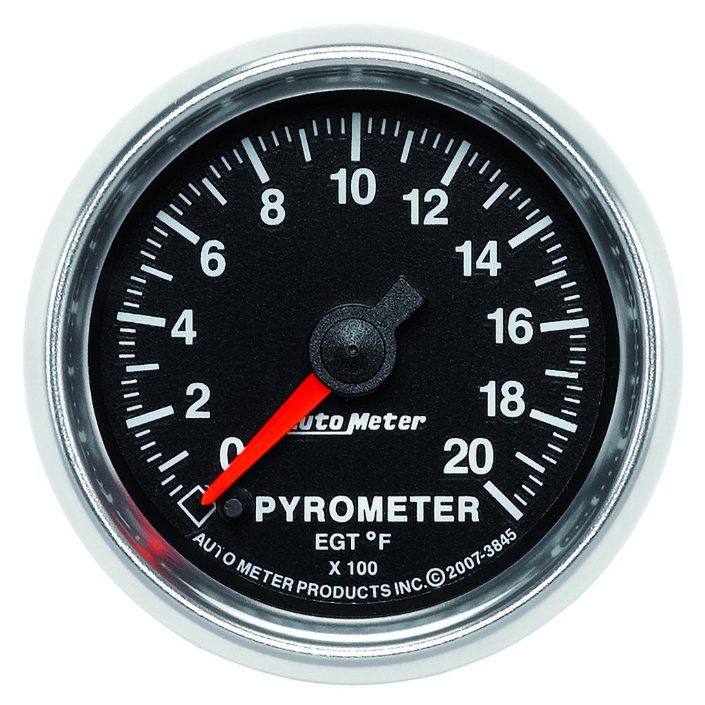 2-1/16" Pyrometer, 0-2000 °F, Gs