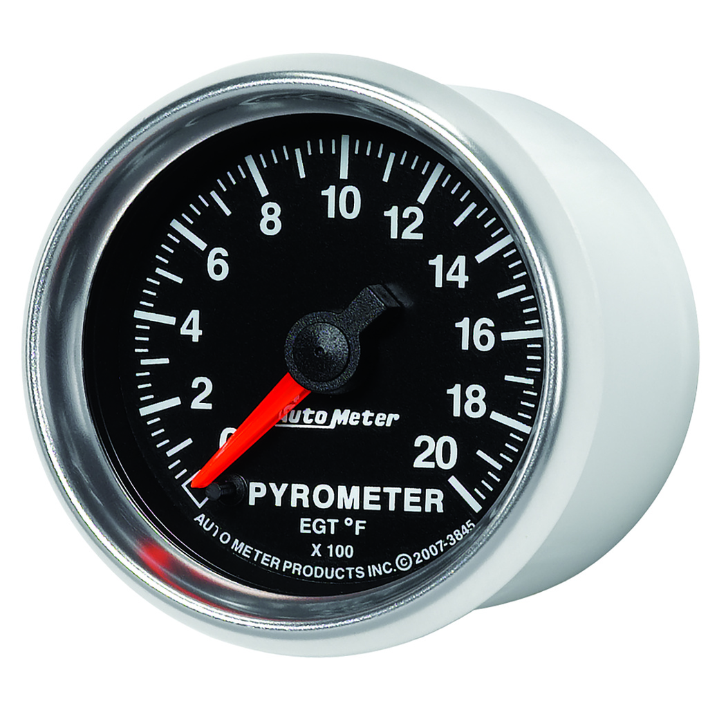 2-1/16" Pyrometer, 0-2000 °F, Gs