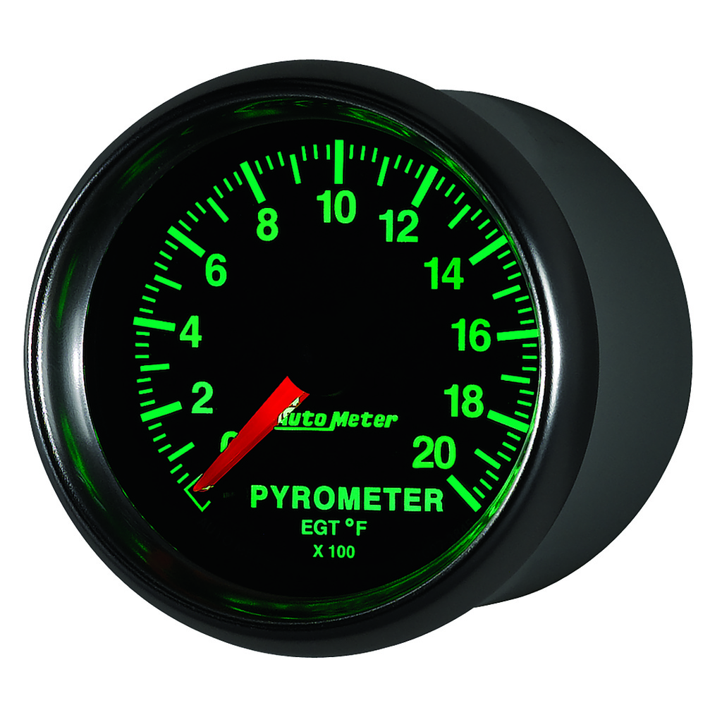 2-1/16" Pyrometer, 0-2000 °F, Gs