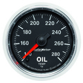 2-1/16" Oljetemperatur, 140-280 °F, Gs