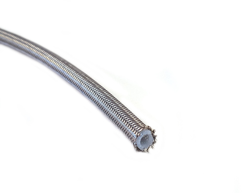 AN3 Stål flettet bremseslange 1/8"