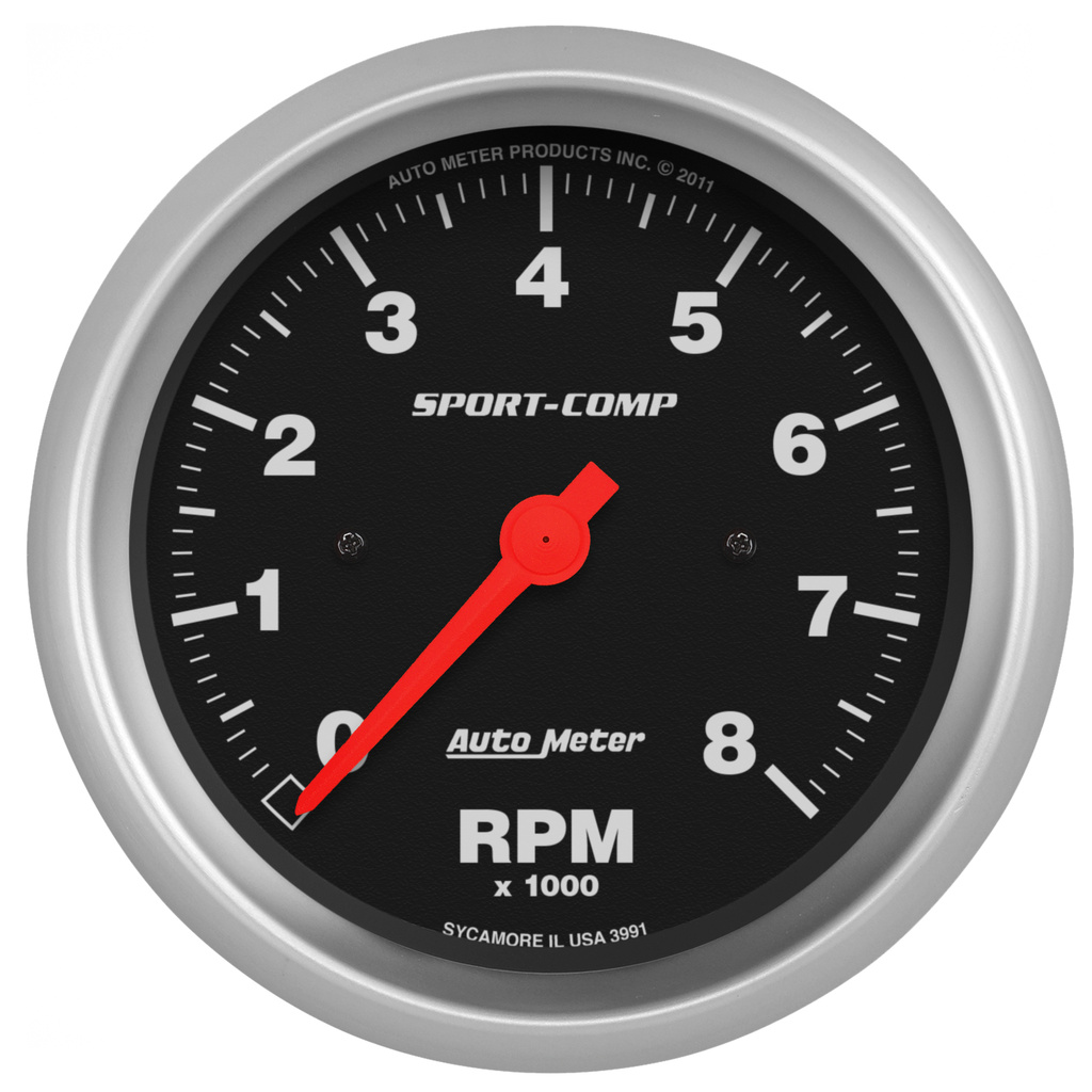 6-målers tilpasset dashbordsett, B-Body / Chrgr / Gtx / Road Runner / Sat 71-74, Sport-Comp