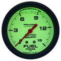 2-5/8" Drivstoff Trykk, 0-15 Psi, Liquid Filled, Ultra-Nite