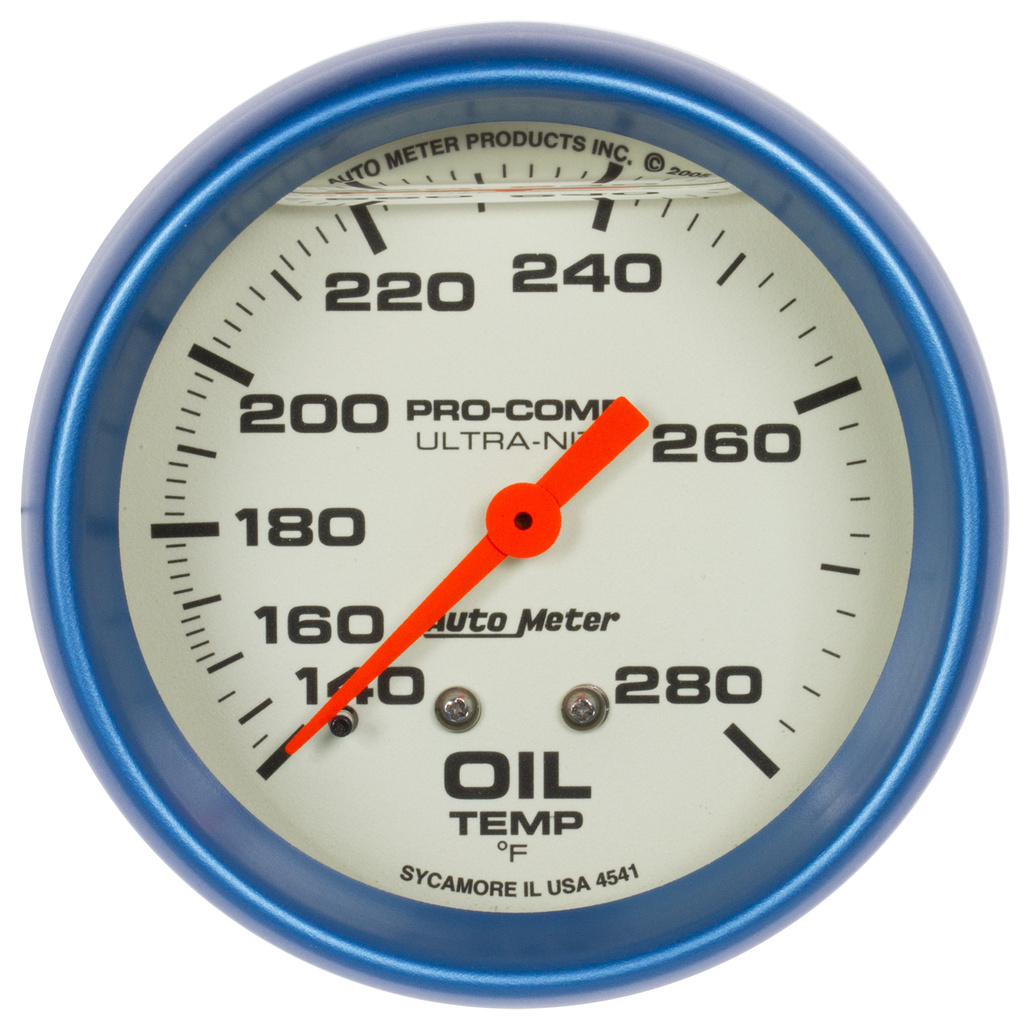 2-5/8" Oljetemperatur, 140-280 °F, Liquid Filled, Ultra-Nite