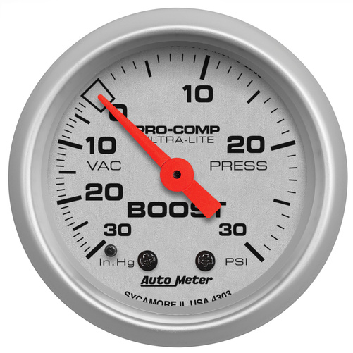 2-1/16" Boost/Vakuum, 30 In Hg/30 Psi, Ultra-Lite