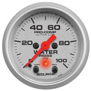 2-1/16" Water Trykk, 0-100 Psi, Ultra-Lite