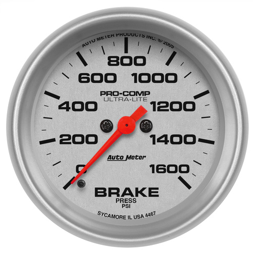 2-5/8" Bremsetrykk, 0-1600 Psi, Ultra-Lite