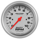 3-3/8" In-Dash Turteller, 0-10,000 Rpm, Ultra-Lite