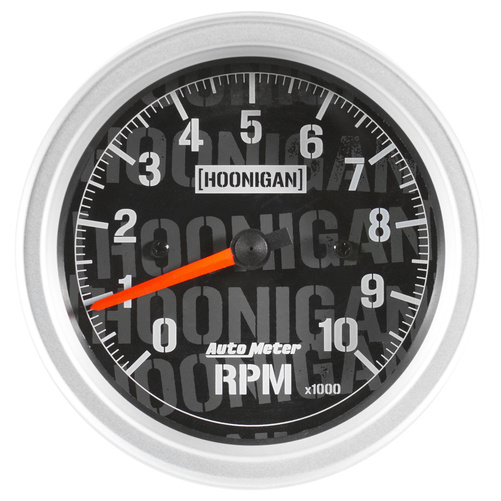 3-3/8" Turteller, 0-10,000 Rpm, In-Dash, Hoonigan