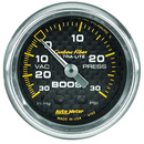 2-1/16" Boost/Vakuum, 30 In Hg/30 Psi, Carbon Fiber