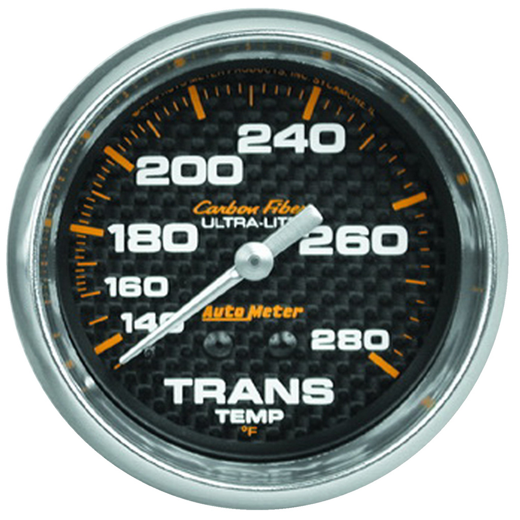 2-5/8" Transmisjon Temperatur, 140-280 °F, Carbon Fiber