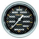 2-5/8" Bremsetrykk, 0-1600 Psi, Carbon Fiber