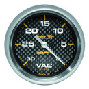 2-5/8" Vacuum, 0-30 In Hg, Carbon Fiber