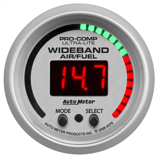 2-1/16" Bredbånd lambdaPro Plus AFR, 6:1-20:1 Afr, Ultra-Lite