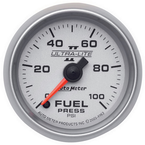 2-1/16" Drivstoff Trykk, 0-100 Psi, Ultra-Lite Ii