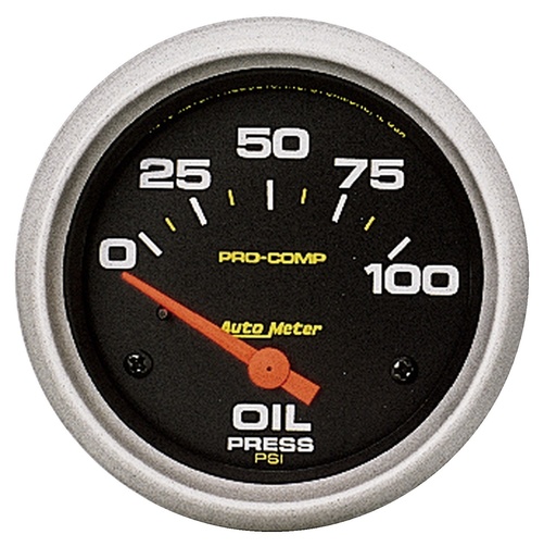 2-5/8" Oljetrykk, 0-100 Psi, Pro-Comp