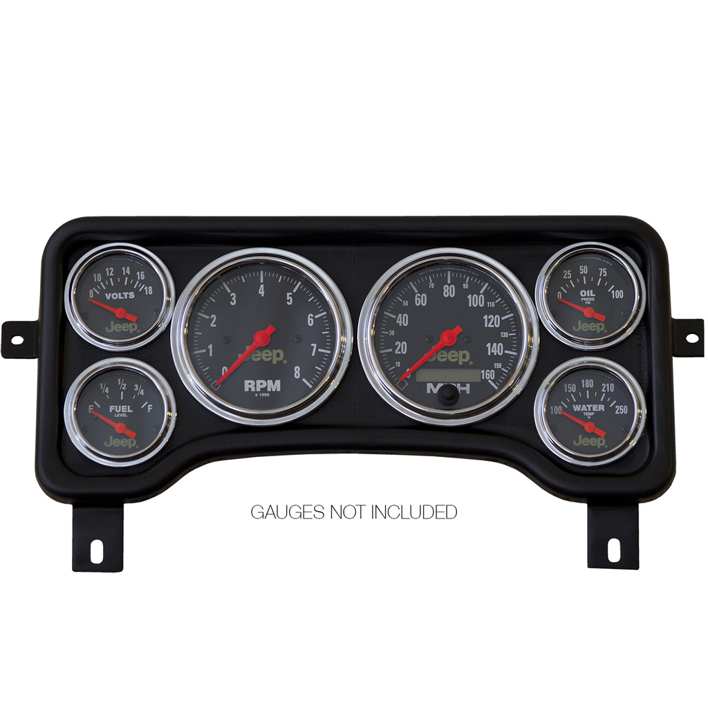 Tilpasset dashbordpanel, 6 Gauge, Jeep Tj / Xj