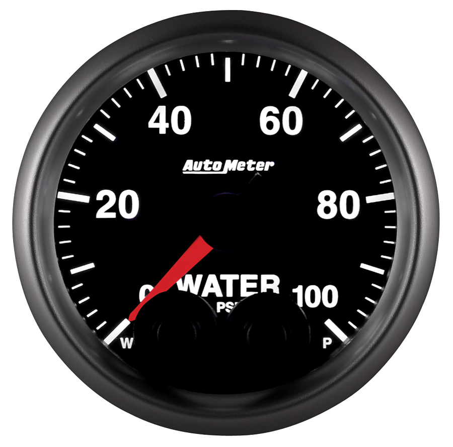 2-1/16" Water Trykk, 0-100 Psi, Elite, -4an Sensor