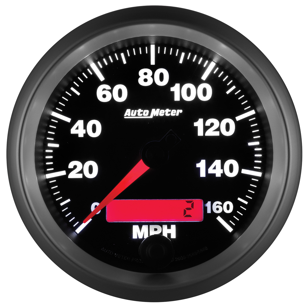 3-3/8" Hastighetsmåler, 0-160 Mph, Elite