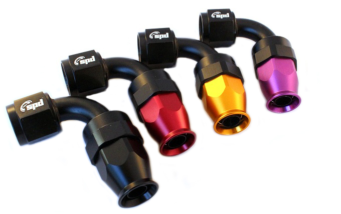 AN10 -90° PTFE Slangekobling