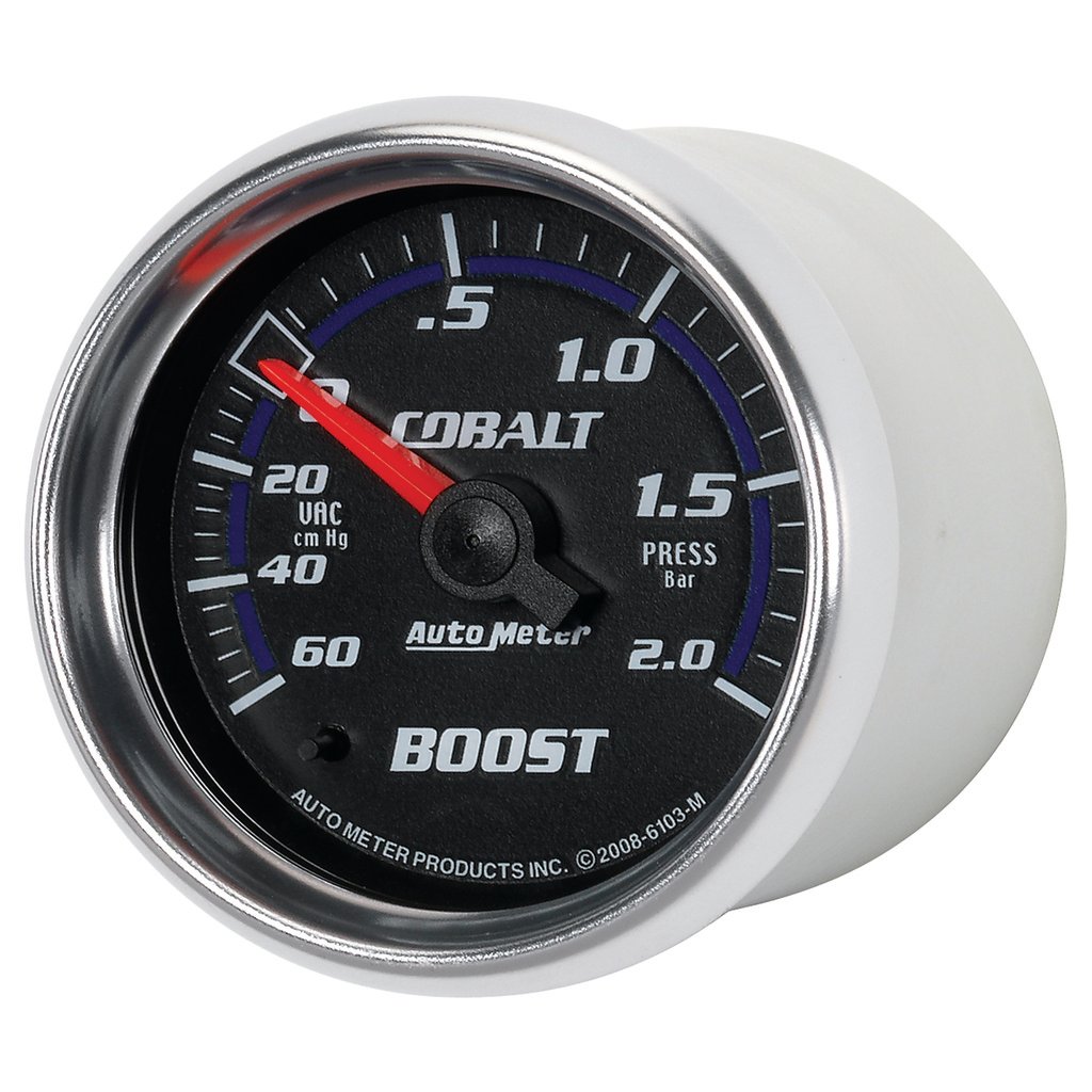 2-1/16" Boost/Vakuum, 60 Cm/Hg-2.0 Bar, Cobalt