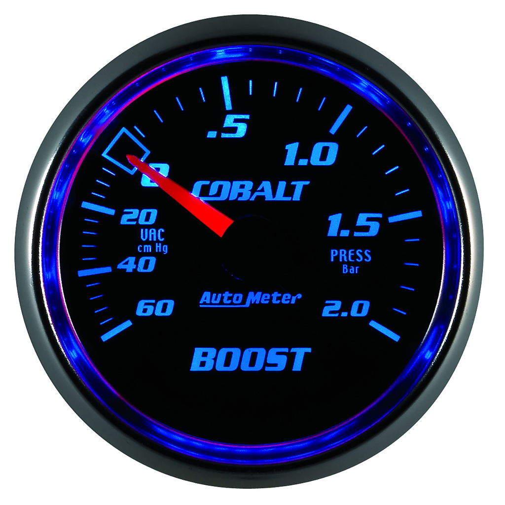 2-1/16" Boost/Vakuum, 60 Cm/Hg-2.0 Bar, Cobalt