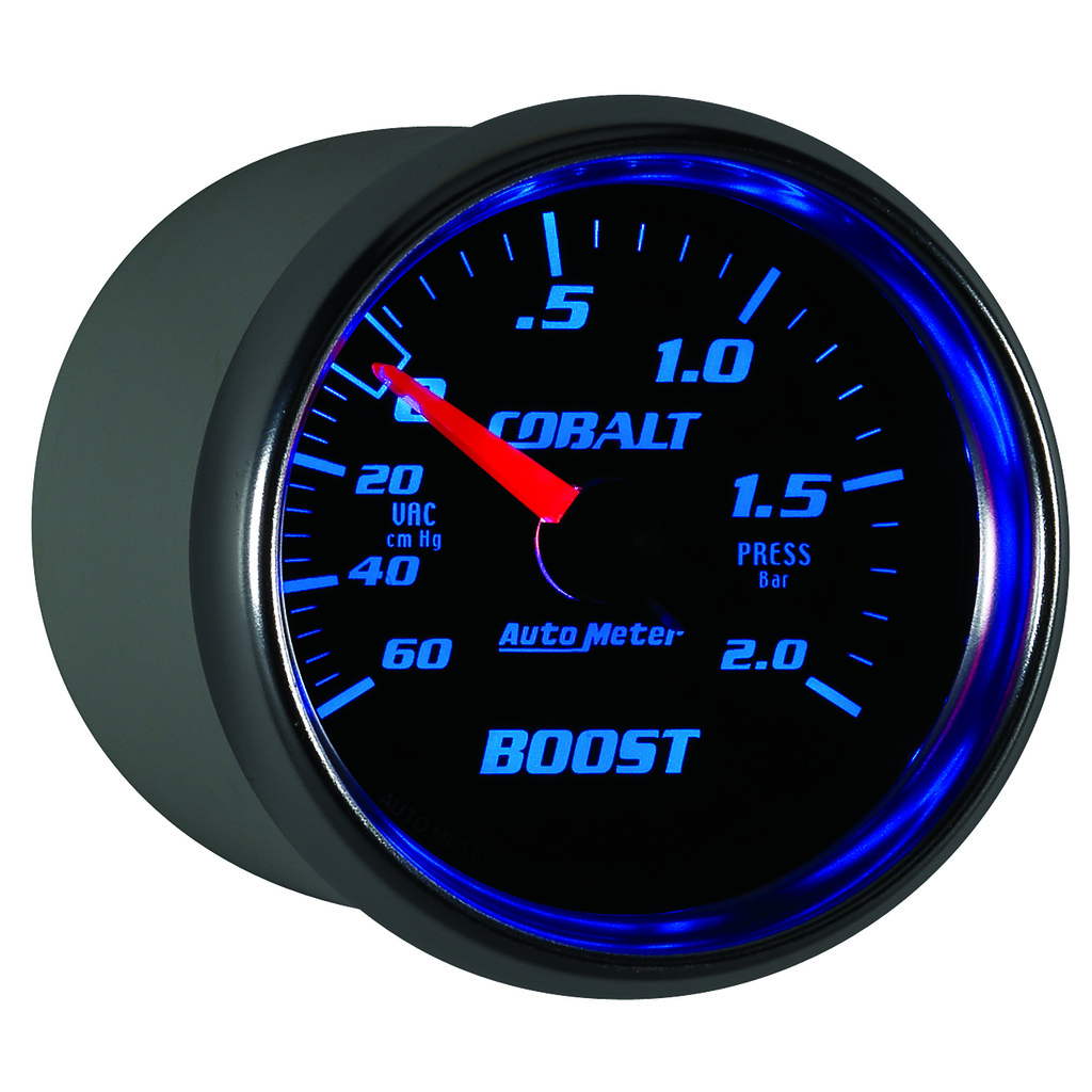 2-1/16" Boost/Vakuum, 60 Cm/Hg-2.0 Bar, Cobalt
