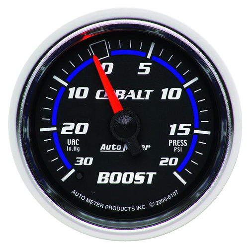 2-1/16" Boost/Vakuum, 30 In Hg/20 Psi, Cobalt