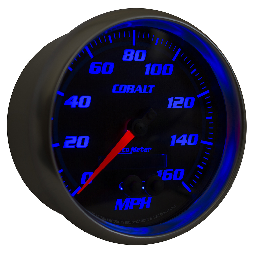 5" Gps Hastighetsmåler, 0-160 Mph, Cobalt