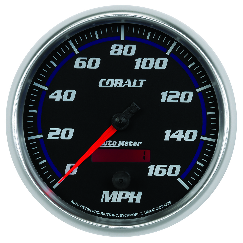 5" Hastighetsmåler, 0-160 Mph, Cobalt