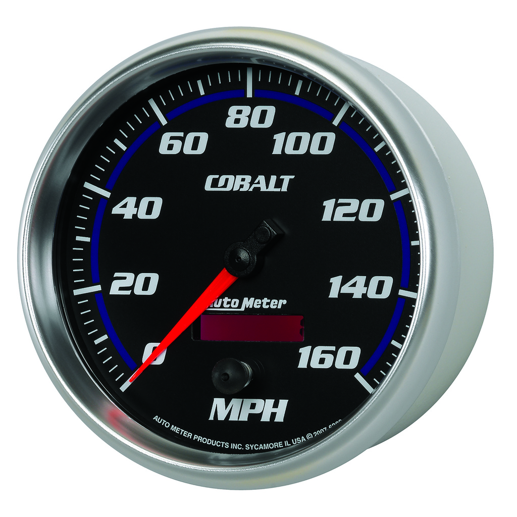 5" Hastighetsmåler, 0-160 Mph, Cobalt