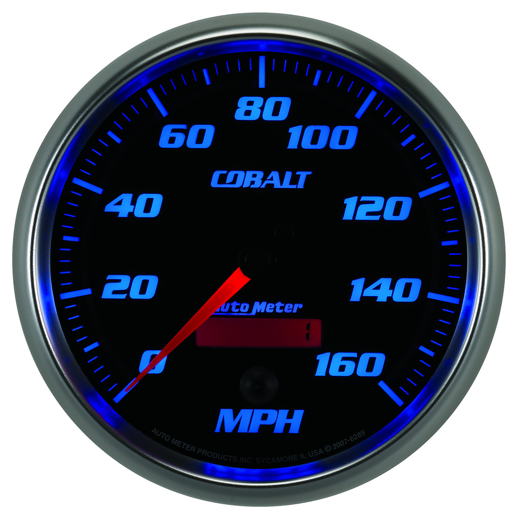 5" Hastighetsmåler, 0-160 Mph, Cobalt