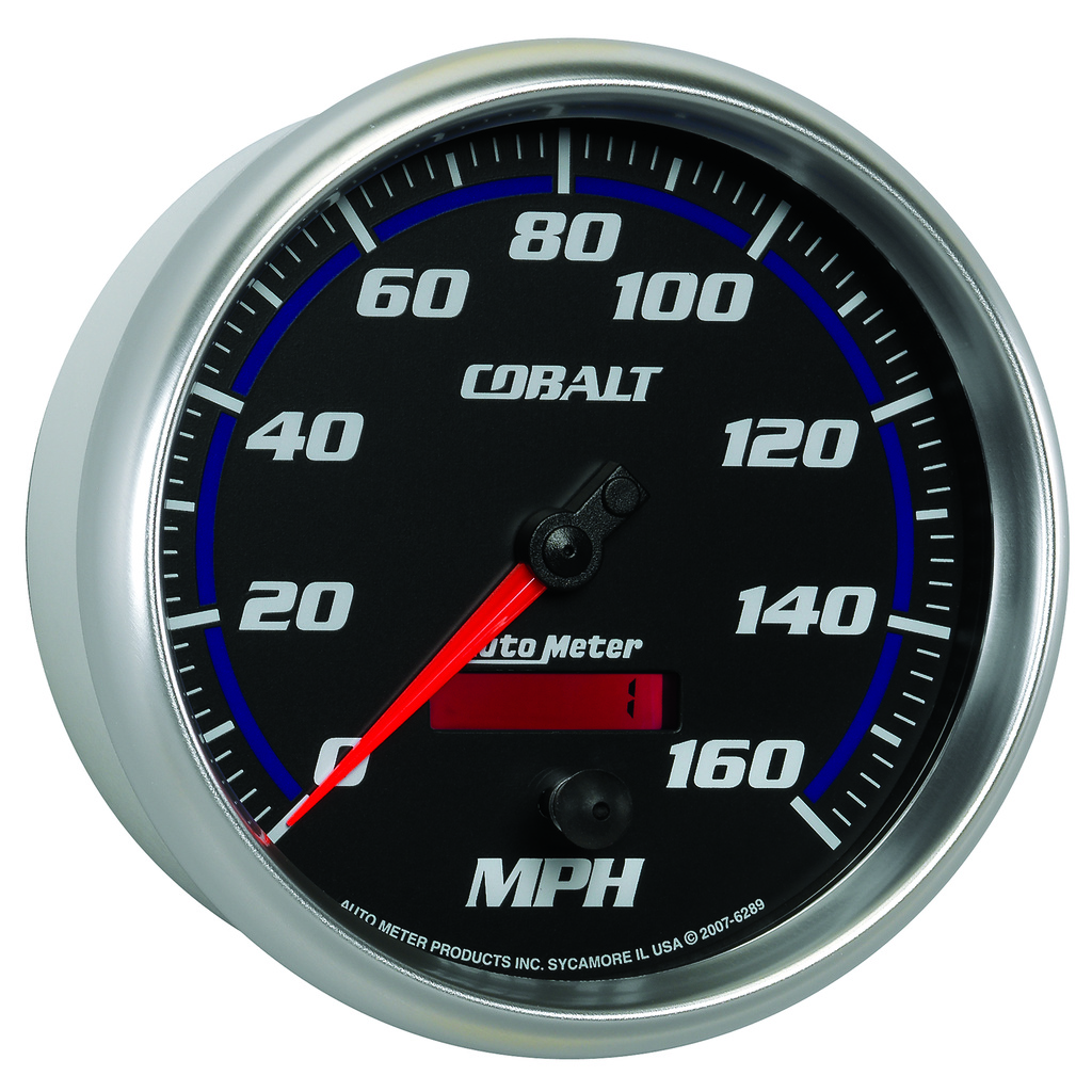5" Hastighetsmåler, 0-160 Mph, Cobalt