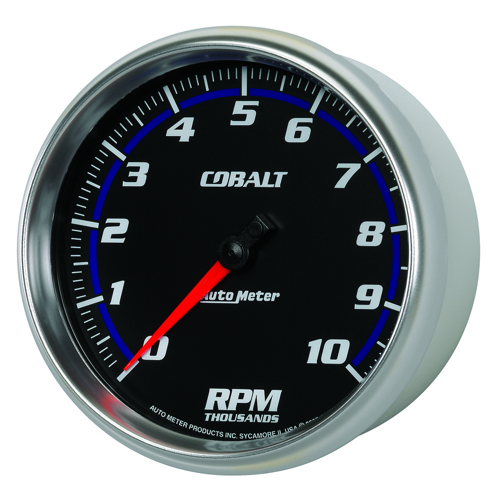 5" In-Dash Turteller, 0-10,000 Rpm, Cobalt