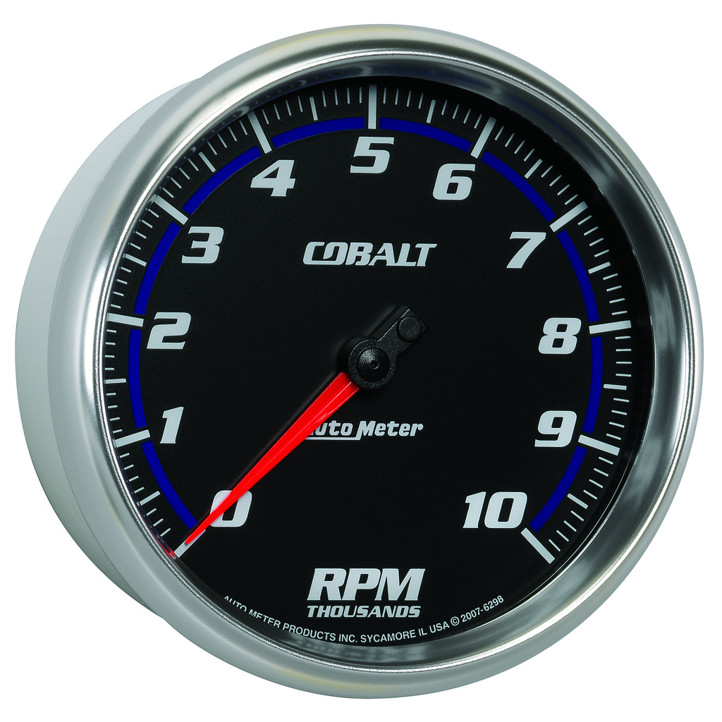 5" In-Dash Turteller, 0-10,000 Rpm, Cobalt