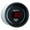 2-1/16" Drivstoffnivå, Programmable 0-280 Ω, Digital Black