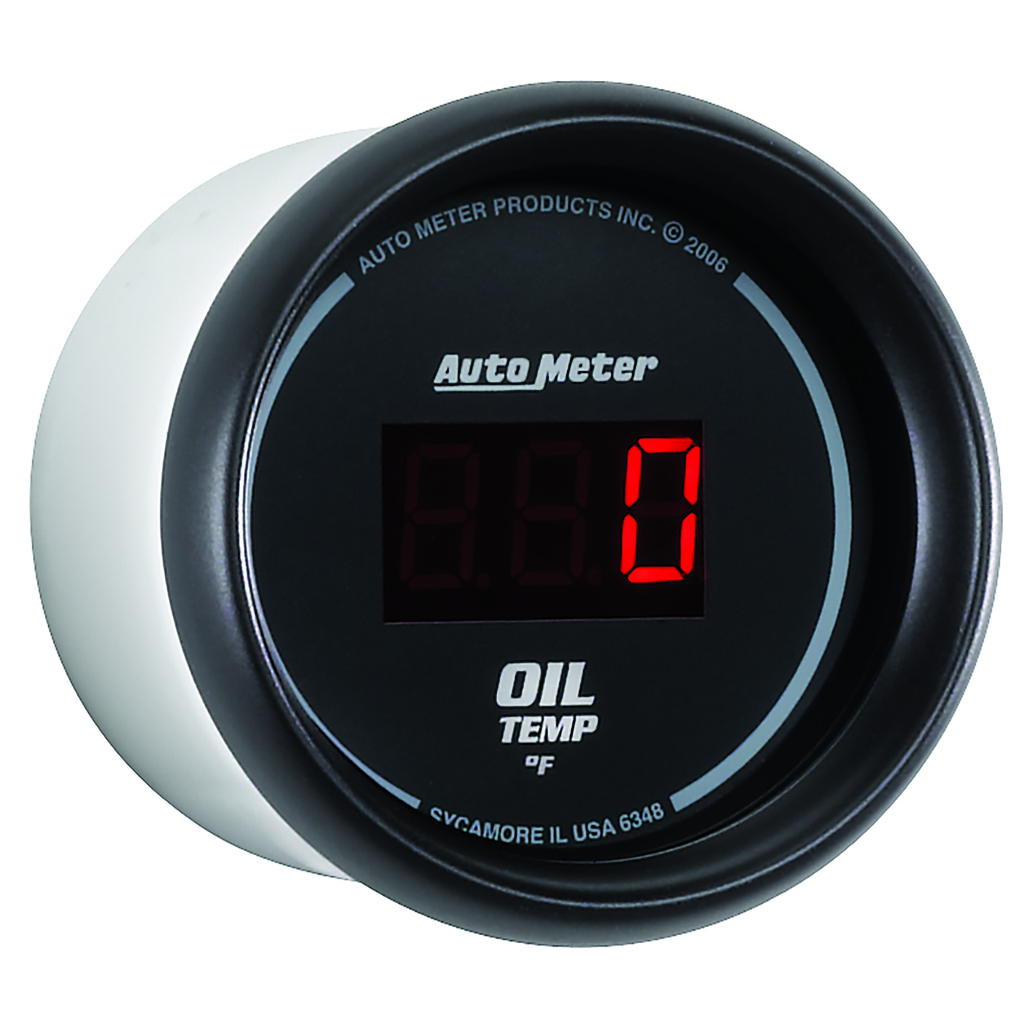 2-1/16" Oljetemperatur, 0-340 °F, Sport-Comp Digital