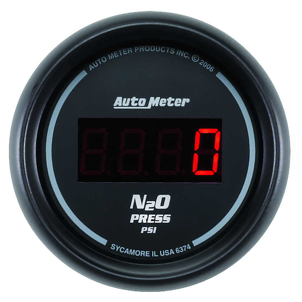 2-1/16" Nitrous Trykk, 0-1600 Psi, Sport-Comp Digital