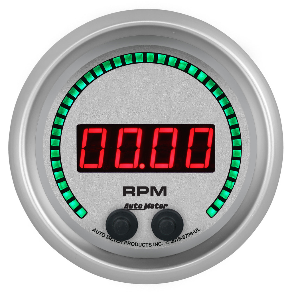 3-3/8" Turteller, 0-16k Rpm, In-Dash, Ultra-Lite Elite Digital