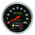 Turteller, 5", 0-10,000 Rpm, In-Dash W/Peak Memory, Pro-Comp