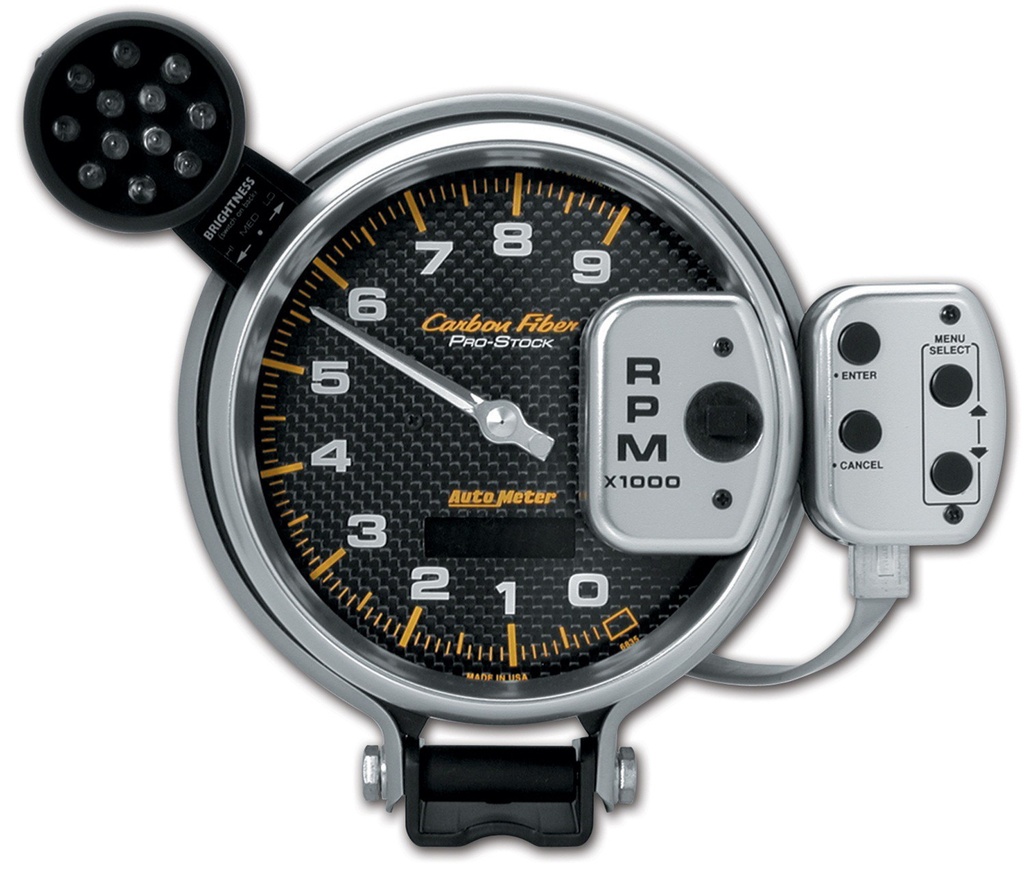 5" Turteller, 0-9000 Rpm, Pro-Stock Pedestal W/ Super Lite & Peak Mem, Carbon Fiber