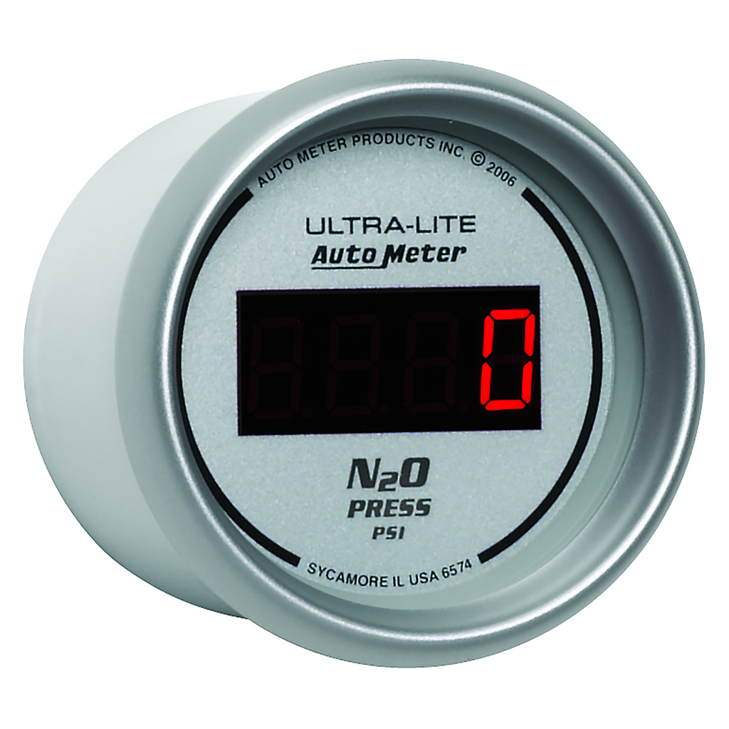 2-1/16" Nitrous Trykk, 0-1600 Psi, Ultra-Lite Digital