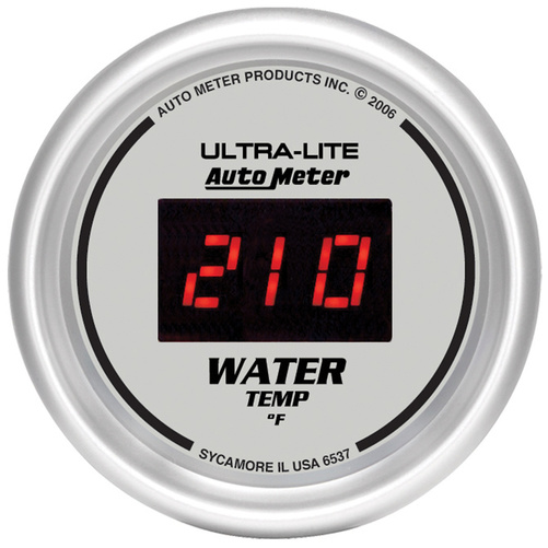 2-1/16" Vanntemperatur, 0-340 °F, Ultra-Lite Digital