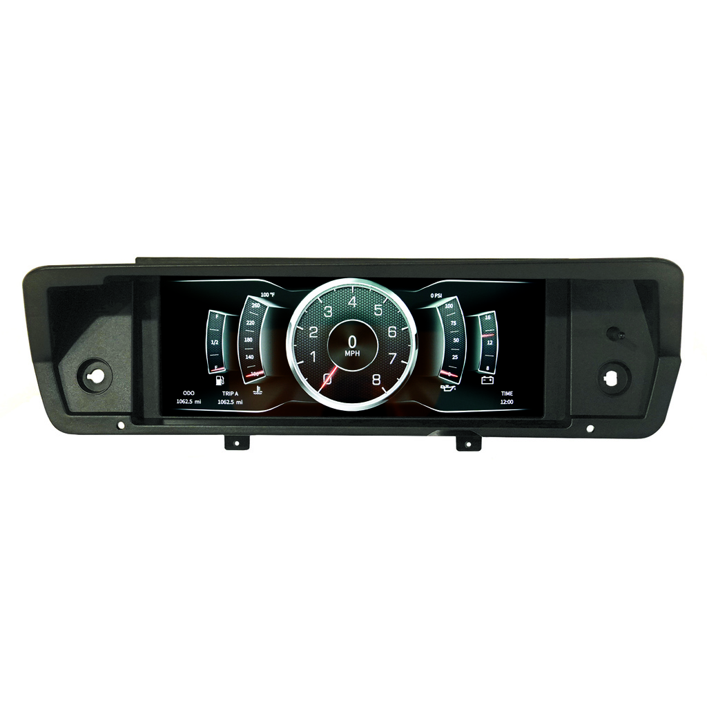 Invision Lcd Dash Kit, 72-76 A-Body, Direct Fit Digital Dash