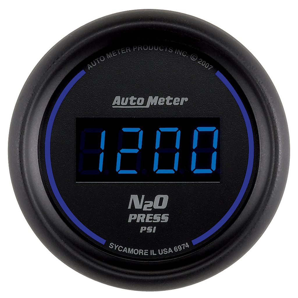 2-1/16" Nitrous Trykk, 0-1600 Psi, Cobalt Digital