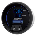 3-3/8" Turteller/Speedometer Combo, 10k Rpm/260 Mph/260 Km/H, Cobalt Digital
