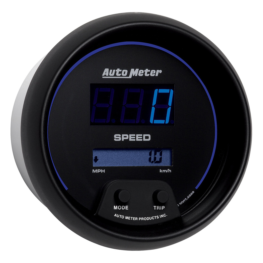 3-3/8" Hastighetsmåler, 0-260 Mph / 0-260 Km/H, Cobalt Digital