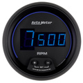 3-3/8" In-Dash Turteller, 0-10,000 Rpm, Cobalt Digital