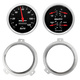 2 Gauge Direct Fit Dash Kit, Chevy Car 51-52, 2 Gauge,  Designer Black