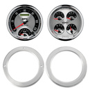 2 Gauge Direct Fit Dash Kit, Chevy Truck 54-55, 2 Gauge,  American Muscle